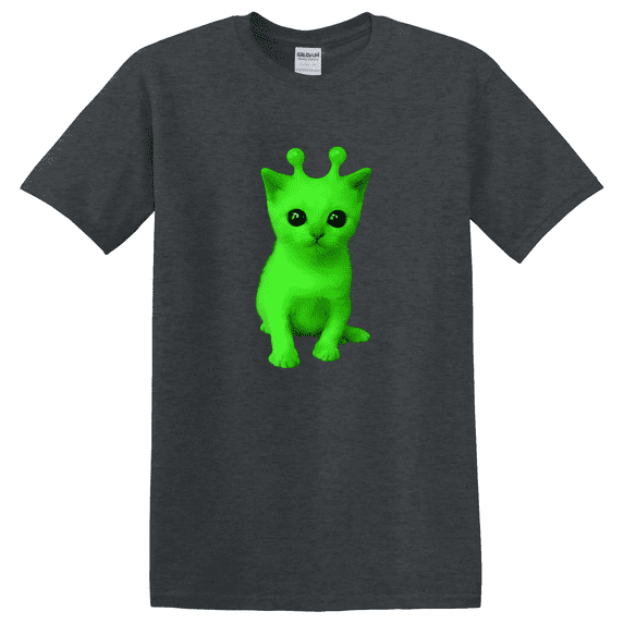 Gnarp Cat Alien Brainrot Graphic T-Shirt