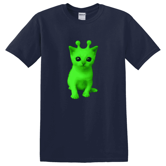 Gnarp Cat Alien Brainrot Graphic T-Shirt