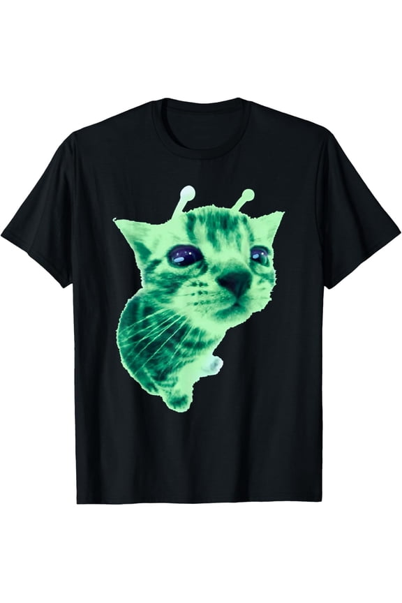 Gnarp Cat Silly Alien Cat Meme Brainrot Meme Funny Silly Cat unisex T-Shirt