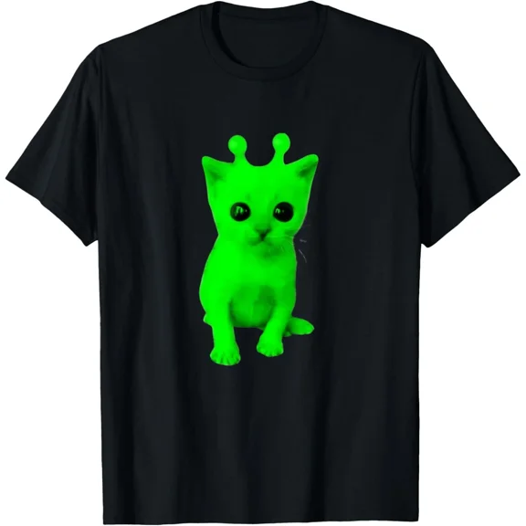 Gnarp Cat Silly Alien Cat Meme brainrot meme funny silly cat T-Shirt