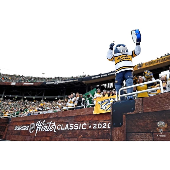 Gnash Nashville Predators Unsigned 2020 NHL Winter Classic Photograph