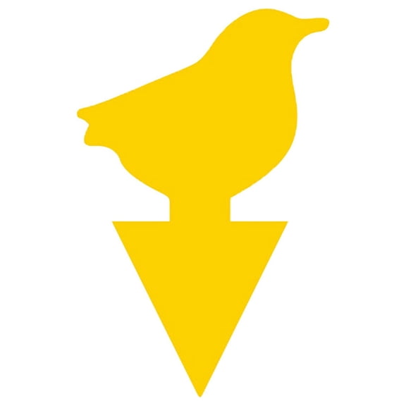 Gnat Traps for House Indoor,Flying ,Fruit Fly Traps,Fungus Gnat Traps Yellow Sticky Bug Traps,Non-Toxic and Odorless for Indoor Outdoor Use(Birds 50pcs 5*3in)from ANMUYUM