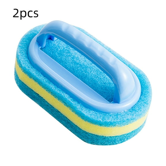 Gnmfd 2-Pack Kitchen Sponge Brushes, Thickened Cleaning Cloth Brush for Fast Foaming, Multi-Use for Kitchen and Bathroom Cleaning, High Decontamination Ability