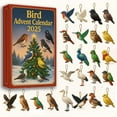 thumbnail image 1 of Gnmfd 2025 Christmas Advent Calendar with 24 Hanging Ornaments, Holiday Countdown Decoration, Miniature Birds for Tree, Festive Home Decor, Gift for Nature Lovers, Family Countdown Tradition, 1 of 1
