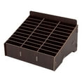 thumbnail image 1 of Gnmfd 30-Cell Wooden Desk Organizer, Multifunctional File Shelf for Office, Mail Sorter Tray, Desktop Storage Box Rack for Stationery, Remotes, Office Desk Organizer, 1 of 1