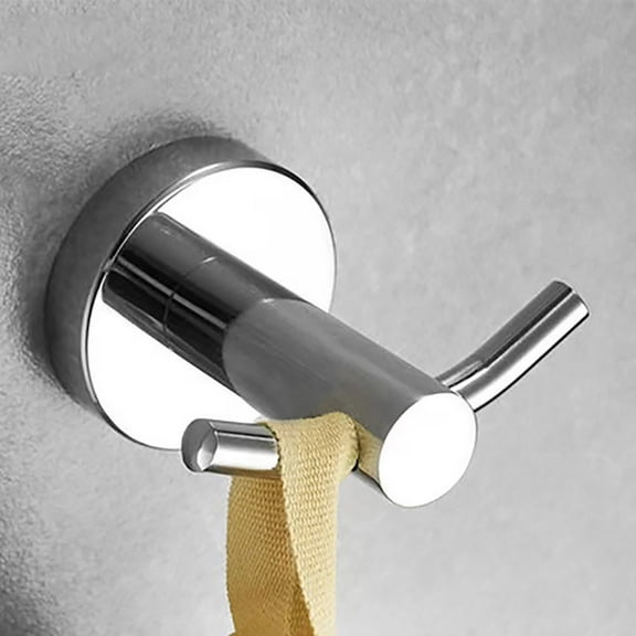 Gnmfd 304 Stainless Steel Wall Mounted Clothes Hook Bathrobe Hanger for Towels Robes Kitchen Accessories, Bathroom Storage and Storage Cabinet, Closet Organizers for Home