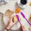 Gnmfd 304 Stainless Steel Western Knife Cheese Spreader Set Mini Flat Sandwich Spatula Utensils for Party Catering Appetizer Home Dining Table Snack Serving Use Daily