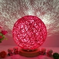 thumbnail image 1 of Gnmfd 3D USB Charging LED Rattan Night Desk Lamp, 8 Color Adjustable Romantic LED Night Light, USB Powered Night Lights for Bedroom Office Party, Decorative Lights, Lights for Room, 1 of 3