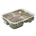 thumbnail image 1 of Gnmfd 4 Compartment Plastic Lunch Box, Sealed Microwave Food Storage Container For Meal Prep Work School Office Home Travel Use, 1 of 1
