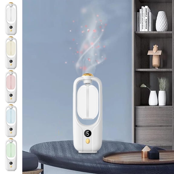 Gnmfd 50ML Waterless Oil Diffuser with 5-Speed Timer, Aromatherapy Scent Machine for Home Store Office Large Room, Silent Essential Oil Diffuser for Stress Relaxation Sleep Wellness