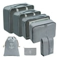 thumbnail image 1 of Gnmfd 7-Piece Travel Storage Bag Set, Portable Luggage Organizer with Shoe Clothes Underwear Makeup Sub-Bags for Travel Business Trips Home Closet Organizers and Storage Bins, 1 of 2