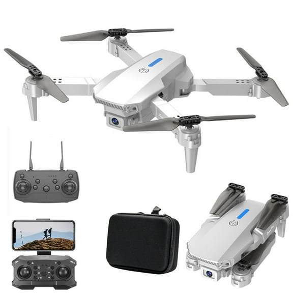 Gnmfd 90° Wide Angle HD Drone with Electrically Adjustable Dual Camera, One-Click Takeoff/Landing, Obstacle Avoidance, Foldable Quadcopter, RC Drone for Adults, Christmas Aerial Decor