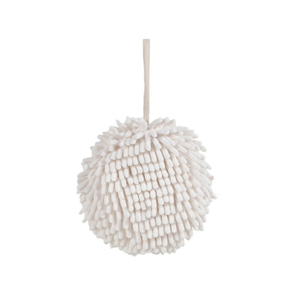 Gnmfd Absorbent Hand Towel Hanging Thickened Quick Dry Bathroom Kitchen Towel with Sponge Handle for Home Hotel Gym Use Blanket Storage Organizer Basket for Laundry Room Bedroom Household Gift