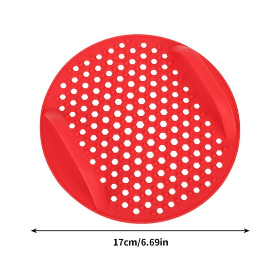 Gnmfd Air Fryer Silicone Tray, Non Stick Heat Resistant Baking Mat for Cake Pizza Fries, Reusable Food Safe Liner Pad for Air Fryer Oven Kitchen Accessories