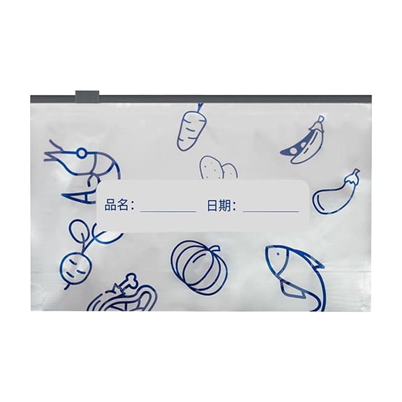 Gnmfd Aluminum Foil Food Storage Bags 10-Pack, Airtight Slide-Seal Freezer and Fridge Bags, Food Storage Containers with Lids, Pantry Organizers and Storage, Meal Prep Storage Bags