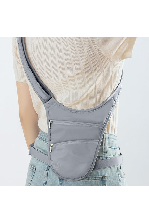 Anti Theft Waist Pack Slim Travel Money Belt Water Proof Hidden Pouch With Multiple Pockets For Travel Hiking Outdoor Sports Closet Organizers And Storage For Men Women