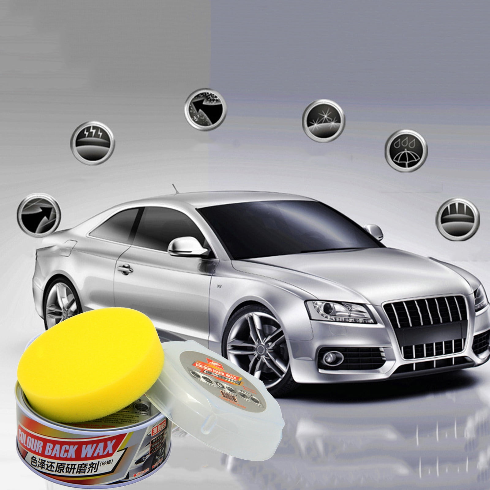 Gnmfd Automobile Polishing Car Wax, Brightening Removing Stains Repairing Scratches Enhancing