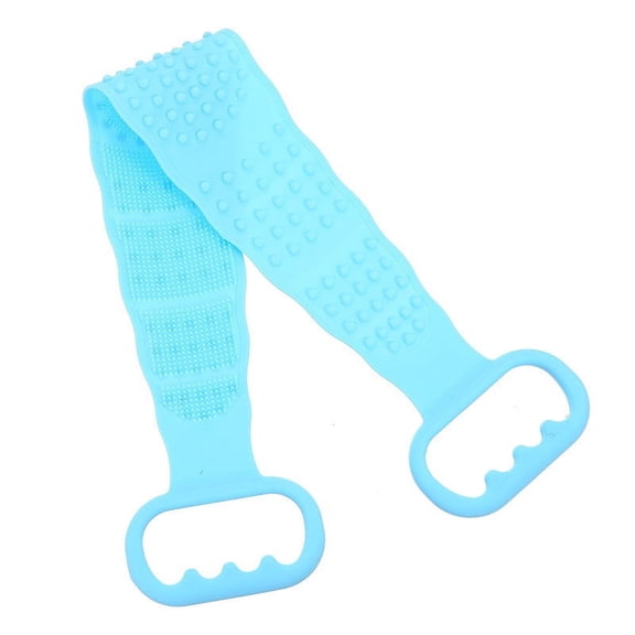 Gnmfd Back Scrub Brush Bath Towel Rub Strip Exfoliating Massage Belt Soft Bristles Double-Sided Back Cleaner for Shower Spa Bath Relaxation Full Body Skincare Blanket Storage Throw Blanket Ladder