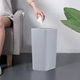 thumbnail image 1 of Gnmfd Bathroom Trash Can with Press Lid Popup Wastebasket, Odor Lock Garbage Bin with Compact Space Saving Design for Bathroom Bedroom Kitchen Living Room, Bathroom Storage Organizer and Storage, 1 of 6