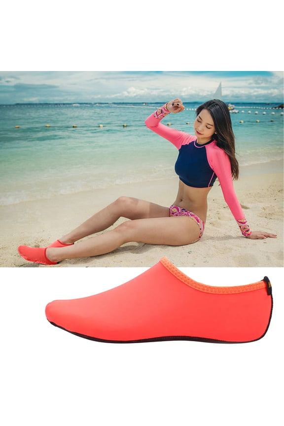 Beach Water Socks Surfing Snorkeling Diving Shoes M Size Quick-Dry Lightweight Non-Slip Aqua Socks for Pool Yoga Beach Swimming Water Aerobics Blanket Throw Blanket Blanket Storage