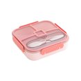 thumbnail image 1 of Gnmfd Bento Lunch Box For Adults Stackable Food Storage Container Leak Proof Compartment Lunchbox With Cutlery Microwave Freezer Dishwasher Safe For Office School Picnic Meal Prep, 1 of 1