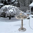 thumbnail image 1 of Gnmfd Bird Bath Heater Outdoor Winter Deicer with Thermostatic Control USB Powered for Garden Yard Patio Birds Wildlife Protection Frozen Water Prevention Winter Bird Care, 1 of 9