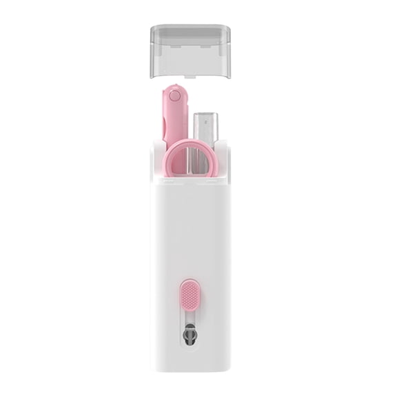Gnmfd Bluetooth Headset Cleaning Pen, All-in-One Keyboard, Earbud & Screen Cleaner, High-Density Sponge & Brush, Easy Cleaning for Mobile Phones, Computers & More