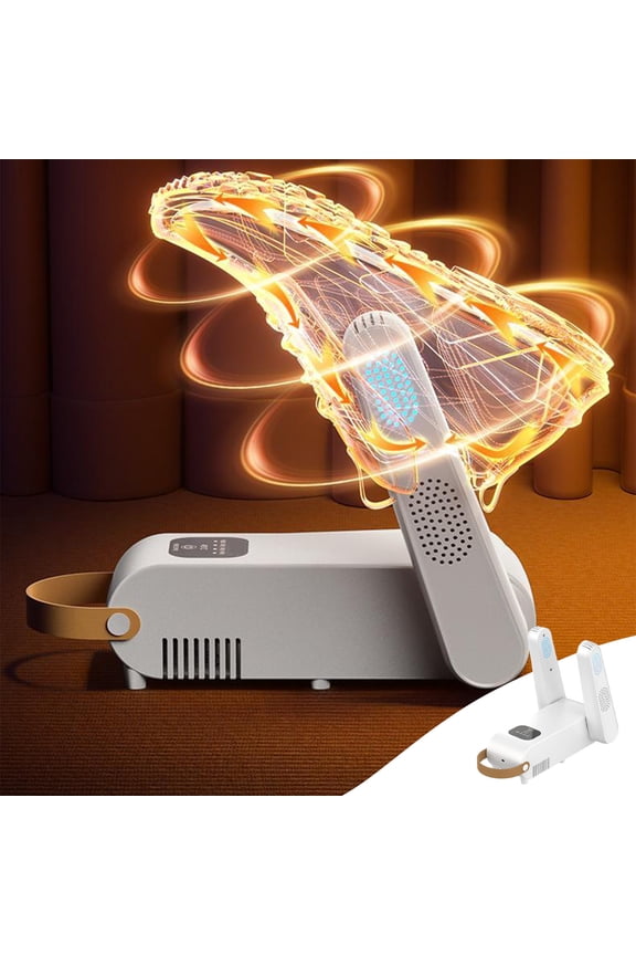 Boot Dryer Shoe Warmer Glove Dryer Telescopic Adjustable Heat Rack with Intelligent Timer Fast Forced Heating for Winter Outdoor Sports Hiking Hunting Work Boots Gear Use