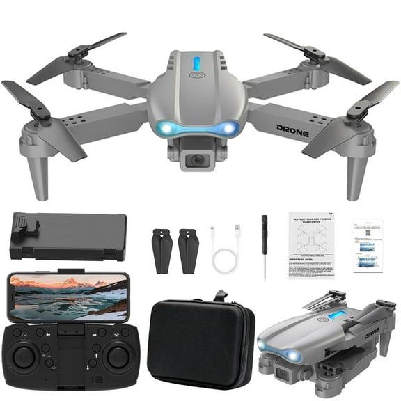 Gnmfd Brushless Motor 1080P FPV Drone with Camera for Adults, RC Quadcopter with Headless Mode, Follow Me, Altitude Hold, Obstacle Avoidance, Waypoint Flight, Video Drone for Christmas