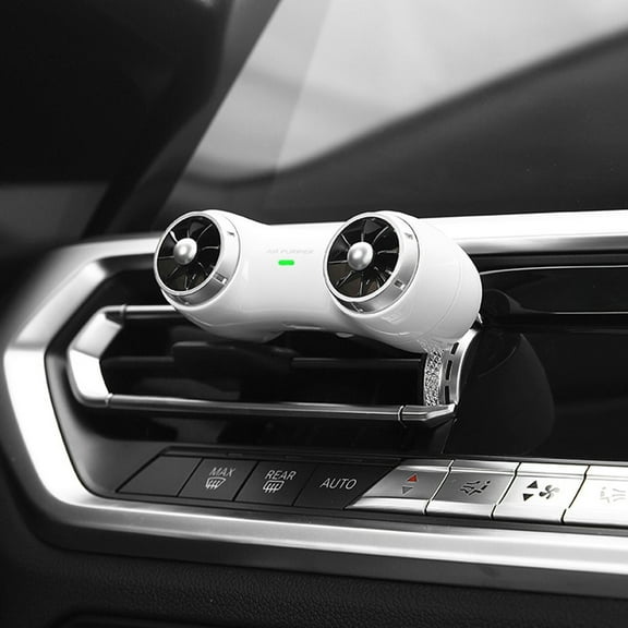 Gnmfd Car Air Purifier Aromatherapy Ionizer for Vehicle Vent Odor Removal, Dust and Smoke Absorption, Quiet USB Portable Purifier for Cars, Homes, Offices, Fresh and Clean Air Anywhere