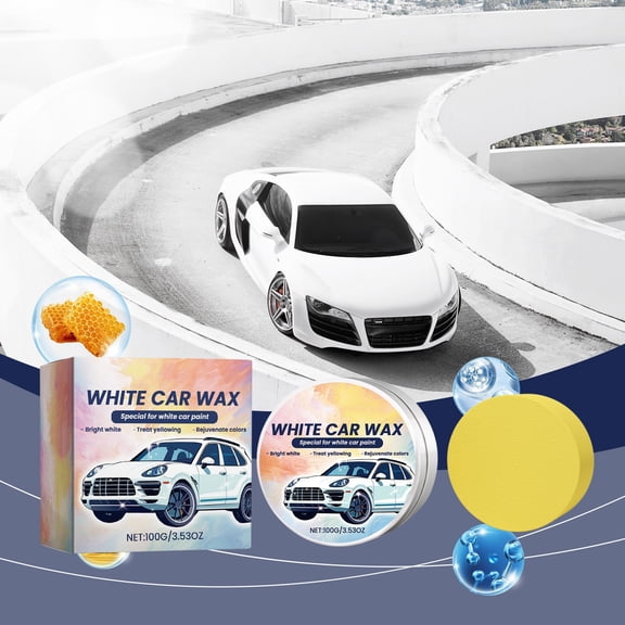 Gnmfd Car Paint Polish Wax, Scratch & Scuff Repair for Car Body, Forms Protective Film Against Sunscreen Pollution, Restores Shine Enhances Color, Maintains Paint Longevity