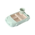 thumbnail image 1 of Gnmfd Car Shaped Food Tray Fiber Divided Tableware Set Multi Grid Plate with Cup Bowl for Home Dining Travel Picnic Lunch Snack Use, 1 of 1