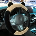 thumbnail image 1 of Gnmfd Car Steering Wheel Cover Cute Ears Soft Non-Slip Sweat-Absorbing Handle Cover for Sedan SUV Truck Accessories Interior Upgrade Auto Party Favors Decorations, 1 of 1