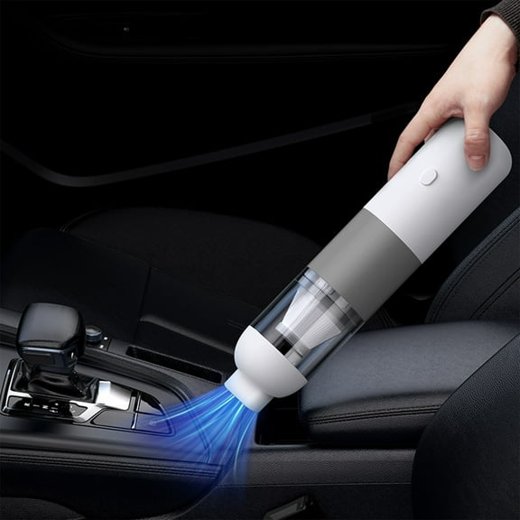 Gnmfd Car Vacuum Cleaner with Powerful Suction, 2-in-1 Handheld Vacuum and Blower, Mini Vacuum for Car Interiors, Keyboards, Desks, USB Rechargeable for Home and Auto Cleaning