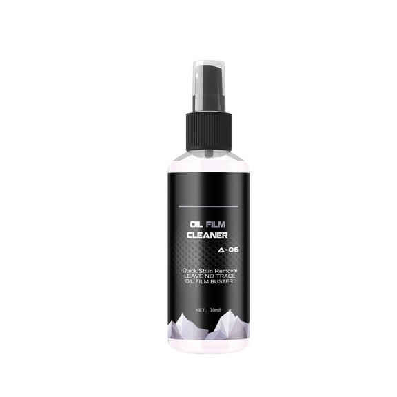 Gnmfd Car Windshield Oil Film Remover 100ml, Glass Cleaner Spray for Clear View and Anti-Fog Protection, Removes Grease Scale and Dirt for Auto Windows and Mirrors
