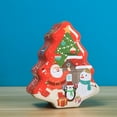 thumbnail image 1 of Gnmfd Christmas Gift Box with Santa Claus & Christmas Tree Design, Perfect for Storing Cookies, Candy, and Small Gifts, Holiday Decoration Box for Christmas Parties, 1 of 5