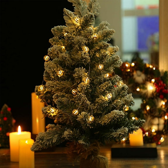 Gnmfd Christmas String Lights 20 LED Ball Lights Battery Operated, Multicolor Luminescent Lights for Tree, Room, Indoor Outdoor Holiday, Bedroom, Patio, Balcony, Wall, Fairy Lights