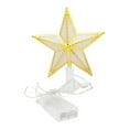 thumbnail image 1 of Gnmfd Christmas Tree Topper LED Glowing Star Light Holiday Decoration for Home Mall Office Window Display Party Table Decor Warm White Color Lights Christmas Outdoor Decorations, 1 of 1