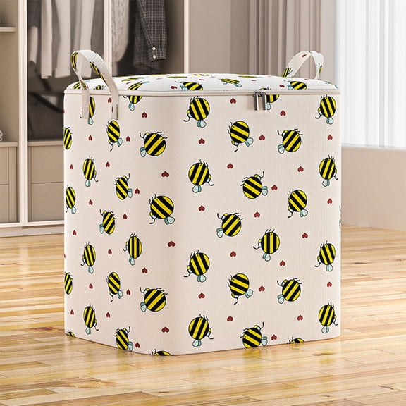 Gnmfd Clothes Storage Bag for Wardrobe Organization, Portable Winter Cup Storage Box, Foldable Storage for Bedding, Blankets, Clothes & Seasonal Items, Under Bed Storage Bag for Dorms & Homes
