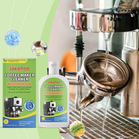 Gnmfd Coffee Cleaner 100ml, Effectively Removes Coffee Deposits & Oils, Improves Coffee Machine Efficiency, No Rinsing Needed, Compatible with Various Coffee Makers