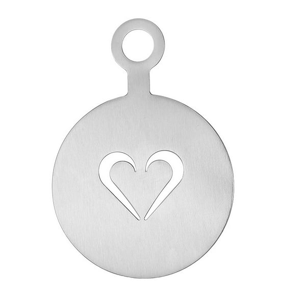 Gnmfd Coffee Flower Pulling Pattern Stainless Steel Stencil, Latte Art Cake Cookie Decoration Tool for Sprinkling Cocoa Powder Sugar Designs for Coffee Shops Home Barista Gifts