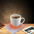 thumbnail image 1 of Gnmfd Coffee Mug Warmer Automatic Desk Cup Warmer USB Plug Home Office Keep Coffee Tea Milk Warm 24H Spill-Proof Heating Plate Flat Bottom Mug Compatible Winter Gift Beverage Essential, 1 of 7