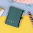 thumbnail image 1 of Gnmfd Coil Notebook with Sticky Notes and Pen Set, Kraft Paper Office Journal for School Business Planning, Spiral Notebook with Index Stickers for Desk Organization and Daily Writing, 1 of 7
