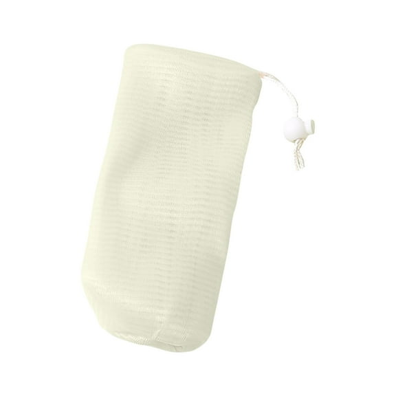 Gnmfd Color Thickened Foam Net for Face Wash Soap and Body Wash, Fine Soft Foaming Net Creates Rich Dense Lather, Hanging Storage Foaming Mesh for Shower and Bath Use