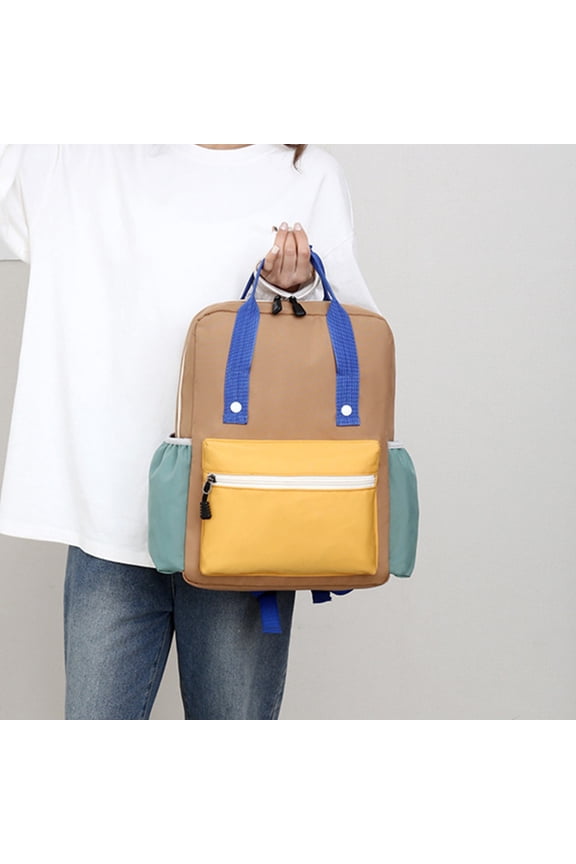 Comfortable Double Shoulder Backpack Lightweight Stylish Bag for Travel School Work College Outdoor Daily Use Multipurpose Bag Organizer for Essentials Storage Bin Storage Shed