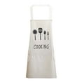 thumbnail image 1 of Gnmfd Cooking Apron Women's Cotton Linen Adjustable Kitchen Apron, Oil Proof Water Resistant Barbecue Apron for Home Cooking, Chef Baking BBQ Grill, Kitchen Work, Meal Prep, Cooking Tasks, 1 of 1