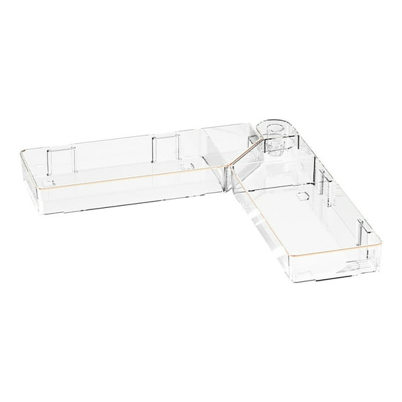 Gnmfd Corner Bathroom Storage Rack Wall Mounted Cosmetic Organizer Tabletop Shelving Unit Adjustable Storage for Toiletries Makeup Skincare Bathroom Storage Cabinet Over the Toilet Storage Essentials