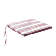 thumbnail image 1 of Gnmfd Cotton Linen Striped Chair Cushion 16"x16" Thick Comfortable Dining Chair Seat Pad for Hip Protection Office Home Kitchen Use Perfect for Chair Cushion Storage Cushion Ladder, 1 of 1