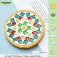 thumbnail image 1 of Gnmfd Crafts Mosaics Tile Set Wooden Cup Mats DIY Mosaic Kit with Glue Spoon Sealant for Creative Crafting Home Relaxation Fun Holiday Gift Party Activity, 1 of 5