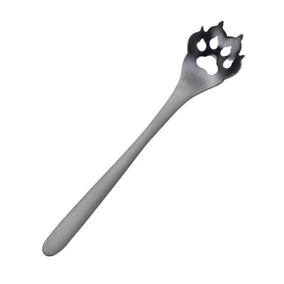 Gnmfd Cute 304 Stainless Steel Coffee Spoon Tea Stirring Spoon Mug Spoon with Claw Design for Coffee, Tea, Chocolate, Dessert, Kitchen Utensil, Bar, Restaurant, Home Use, Easy Stirring and Serving